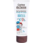 Crèmes solaires Corine de Farme indice 50 pour le corps texture lait pour enfant 
