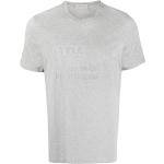 Corneliani t-shirt à slogan imprimé - Gris