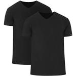 Cornette Pack de 2 T-Shirt Homme CR067 (Noir/Noir (2 Pack), L)