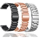 Bracelets de montre noirs en métal look fashion pour homme 