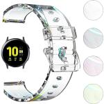 Bracelets de montre en plastique à quartz en silicone pour femme 