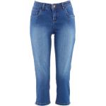 Jeans imprimés Bonprix bleus à carreaux stretch Taille XS look sportif pour femme 