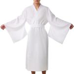 Peignoirs Kimono blancs Taille L look asiatique pour homme 