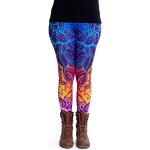 Leggings imprimés multicolores Tailles uniques look fashion pour femme 