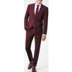 Costumes Kebello rouge bordeaux en polyester Taille XXL look fashion pour homme 