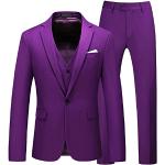 Vestes de costume violettes Taille L look fashion pour homme 