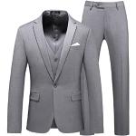 Vestes de costume grises Taille 4 XL look fashion pour homme 