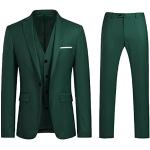 Gilets de costume de mariage verts en viscose à motif papillons Taille XS look fashion pour homme 