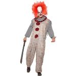 Déguisements de clown Smiffy's rouges à volants Taille XL look fashion 