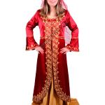 Robes fluides de mariage rouges à perles longues style ethnique pour femme 