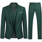 Pantalons de costume vert foncé Taille XS look fashion pour homme 