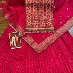 Salwars de mariée imprimé Indien pour femme 