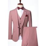 Pantalons de costume roses look fashion pour homme 