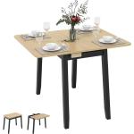 Tables de salle à manger Costway marron en bois extensibles 4 places 