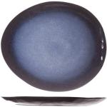 Assiettes plates Cosy&Trendy bleus saphir diamètre 23 cm 
