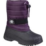 Bottes de neige & bottes hiver  violettes en caoutchouc imperméables Pointure 19 pour homme 