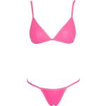 Bikinis Cottelli Collection rose fluo en polyester Taille L look sexy pour femme 