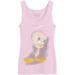 cotton division Looney Tunes « Tweety » WOLOONETK050 Débardeur Femme, Rose, Taille M