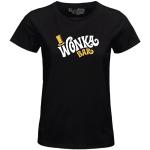cotton division Willy Wonka « Wonka Bar » WOWONKATS004 T-Shirt Femme, Noir, Taille L