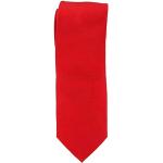 Cotton Park - Cravate 100% rouge vermillon - Homme
