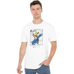 T-shirts blancs à manches courtes Mickey Mouse Club Donald Duck à manches courtes à col rond Taille XL look fashion pour homme 