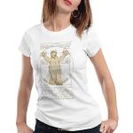 CottonCloud Alf de Vitruve T-Shirt Femme Melmac Sitcom Chat, Couleur:Blanc, Taille:L