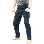 Pantalons de randonnée noirs imperméables Taille XL look militaire pour homme 