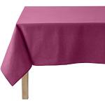 Nappes rectangulaires  Coucke rose fushia en coton made in France 
