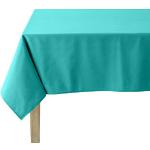Nappes rectangulaires  Coucke turquoise en coton made in France 
