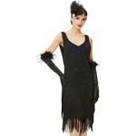 Robes évasées de soirée Babeyond noires à perles Taille XL look fashion pour femme 