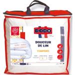 Couettes anti-acariens Dodo blanches en polyester made in France 140x200 cm 