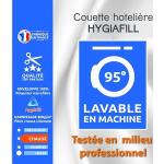 Bleu Câlin Couette Hotelière Hygiafill / 400 GR/m² (Couette Hotelière Hygiafill Blanche, 220 x 240 cm pour lit 2 Places 140 à 160 cm)