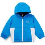 Vestes à capuche HUGO BOSS BOSS bleues en polyester coupe-vents de créateur Taille 3 ans pour garçon de la boutique en ligne Hugoboss.fr avec livraison gratuite 