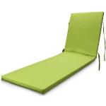 Coussins de chaise longue verts 