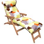 Coussins de chaise longue multicolores 