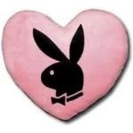 Coussins en forme de coeur roses Playboy 