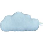 Coussins nuages Sauthon bleus en mousseline en promo 