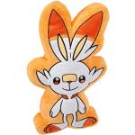 Coussins orange Pokemon moelleux 40x20 cm en solde 