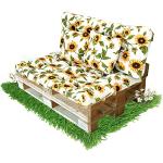 Galettes de chaise à motif fleurs 40x40 cm 