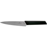 Couteaux de cuisine Victorinox noirs en acier inoxydables 