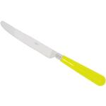 Couteaux de cuisine Francis Batt jaunes à motif fleurs 