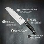 Couteaux de cuisine Klarstein noirs en acier 