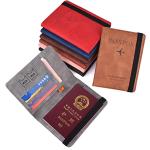 Porte-passeports en cuir avec blocage RFID en promo 
