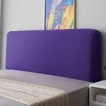 Têtes de lit violettes en cuir 