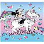 Plaids polaires Faro en polyester à motif licornes Disney pour enfant 