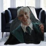 Plaids polaires en flanelle Harry Potter Drago Malfoy 150x200 cm 