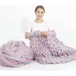 Couvertures en laine à motif animaux hypoallergéniques modernes pour enfant 