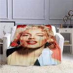 Couvertures Marilyn Monroe, couverture de canapé-lit, couverture douce et poilue, cadeau toutes saisons