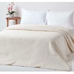 Couvre-lits Homescapes blanc crème en coton 