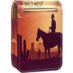 Trousses maquillage rouges western 